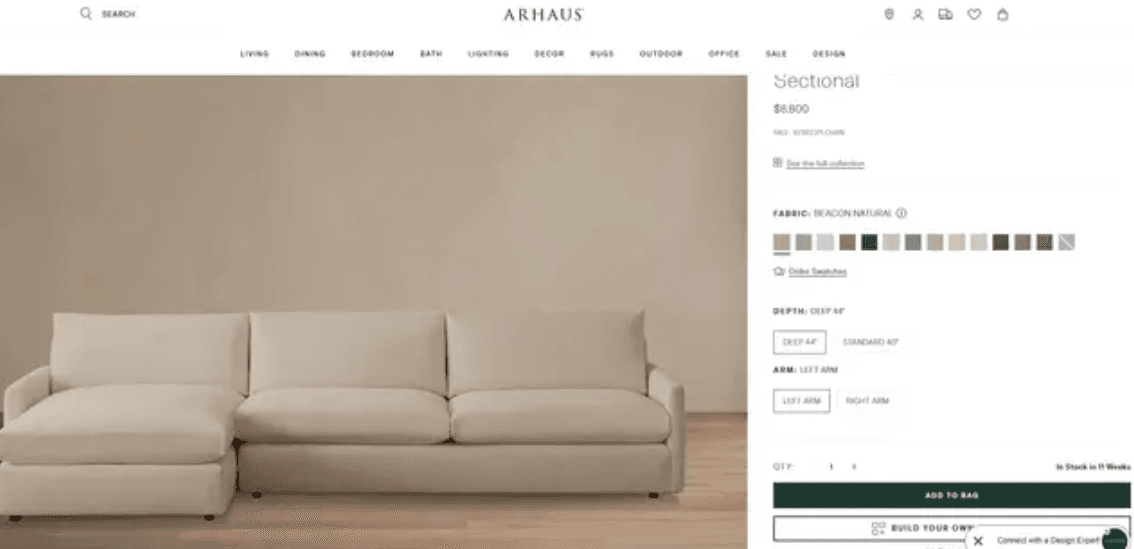 Arhaus Ecommerce - Ecommerce Case Study